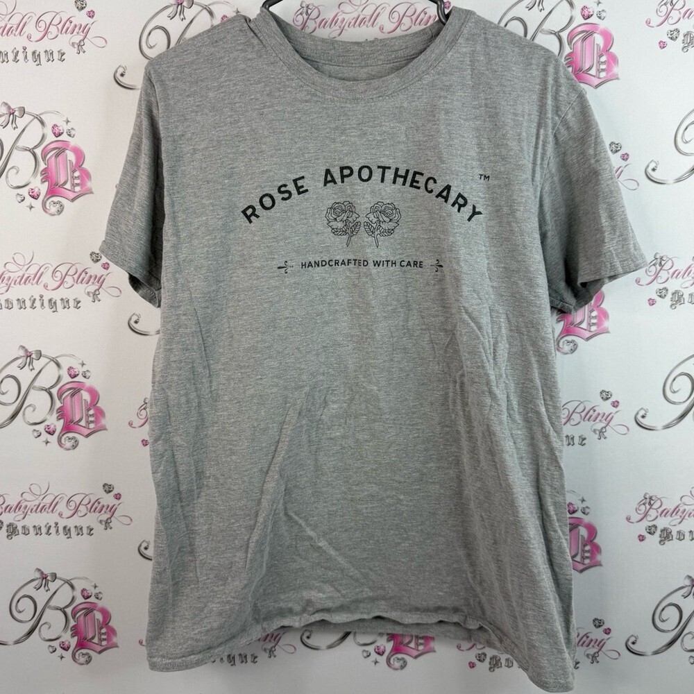 Schitts creek T-shirt top black Rose Apothecary Gray Short Sleeve Men's Tee